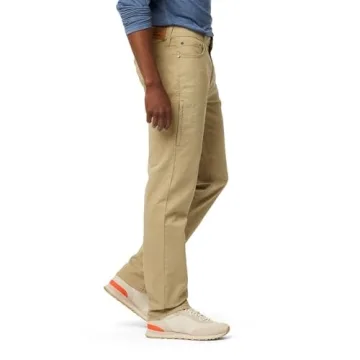 Levi Strauss Signature Gold Men's Athletic Jeans in Khaki
