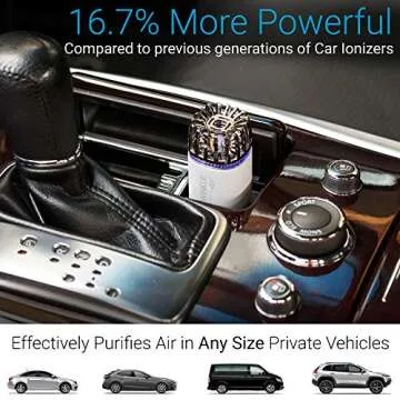 Car Air Purifier Ionizer - Eliminate Unwanted Odors