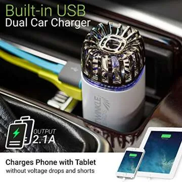 Car Air Purifier Ionizer - Eliminate Unwanted Odors