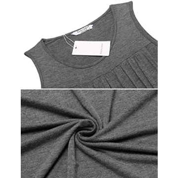 Ekouaer Women's Maternity Sleepwear Nursing Nightgown