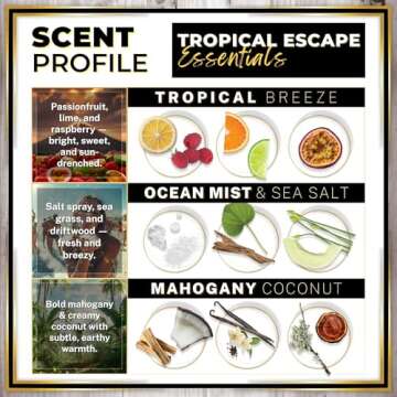 Urban Naturals Tropical Escape Car Diffuser 3 Pack