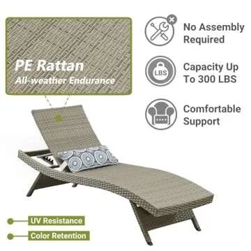 79 Long Reclining Chaise Lounges Set of 2 with Cushions
