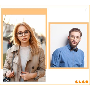 IBOANN Iconic Blue Light Glasses for Eye Comfort and Style