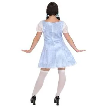 Dreamgirl Adult Dorothy Costume - Iconic Blue Gingham Dress