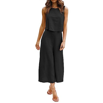 ROYLAMP Women's Summer 2 Piece Outfits Stylish and Comfortable