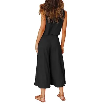 ROYLAMP Women's Summer 2 Piece Outfits Stylish and Comfortable