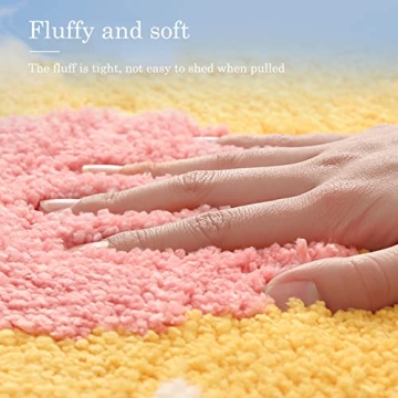Cute Flower Bath Mat - Soft Non Slip Water Absorbent Rug