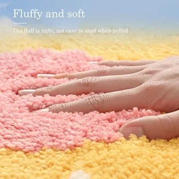 Cute Flower Bath Mat - Soft Non Slip Water Absorbent Rug