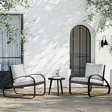 COSIEST 3-Piece Outdoor Patio Bistro Set for Ultimate Comfort