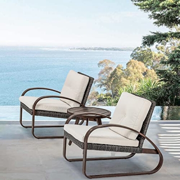 COSIEST 3-Piece Outdoor Patio Bistro Set for Ultimate Comfort