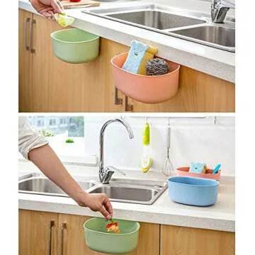 Kitchen Hanging Garbage Waste Bin for Easy Cleanup