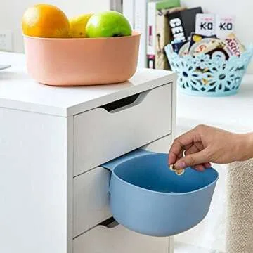 Kitchen Hanging Garbage Waste Bin for Easy Cleanup