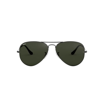 Ray-Ban RB3025 Classic Aviator Sunglasses, Gunmetal/G-15 Green, 58 mm