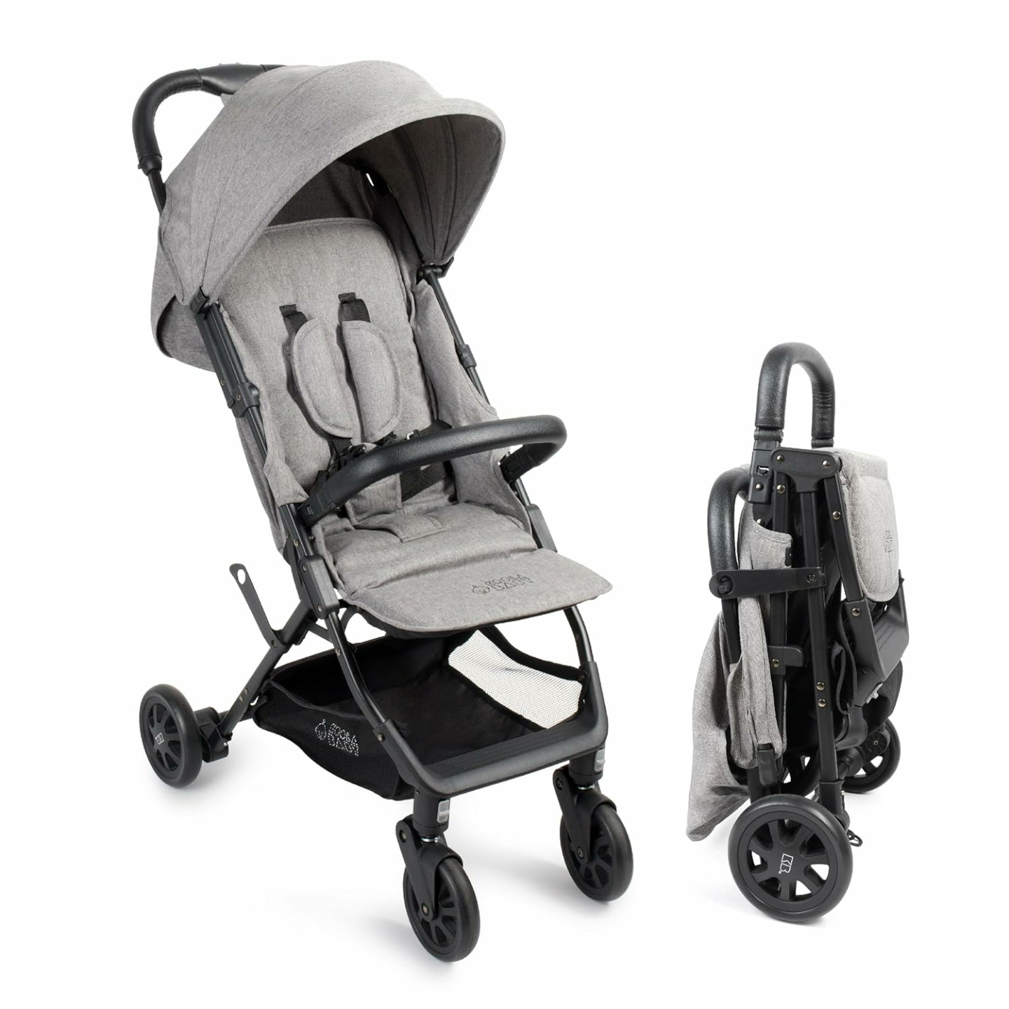 Compact Baby Travel Stroller with Canopy & Easy Fold