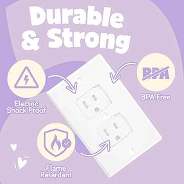 Ashtonbee Child Safety Plug Socket Covers Set of 2