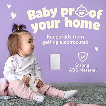 Ashtonbee Child Safety Plug Socket Covers Set of 2