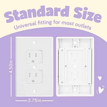 Ashtonbee Child Safety Plug Socket Covers Set of 2