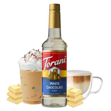 Torani Flavored Drink Syrup, White Chocolate, 25.4 Fl Oz (Pack of 4)