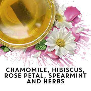 TAZO CALM Chamomile Herbal Tea Bags, Caffeine-Free Blend, 20 Tea Bags