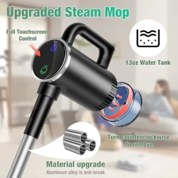 11-in-1 Steam Mop with Detachable Handheld Steam Cleaner