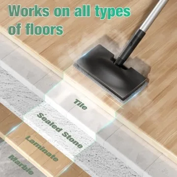 11-in-1 Steam Mop with Detachable Handheld Steam Cleaner