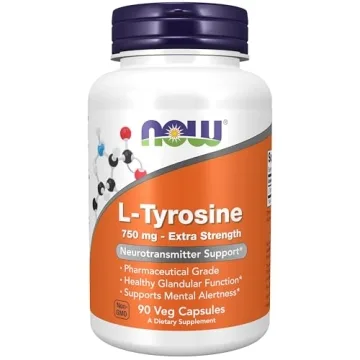 NOW Foods L-Tyrosine 750 mg - Boost Mental Alertness & Focus