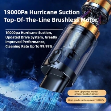 Aerovec V-15 Pro Car Vacuum - Cordless & Powerful Cleaning