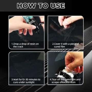 Windshield Crack Repair Kit for Quick Repairs and Safety