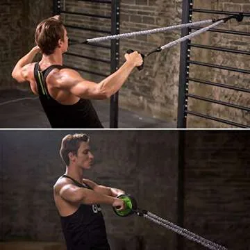 Odoland 3-In-1 AB Wheel Roller Kit AB Roller Pro with Resistant Band,Knee Pad,Anti-Slip Handles,Storage Bag and Training Program - Perfect Abdominal Core Carver Fitness Workout for Abs