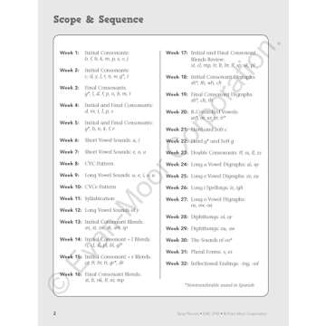 Evan-Moor Daily Phonics, Grade 1, Homeschooling & Classroom Resource Workbook. Phonemic Awareness, D...