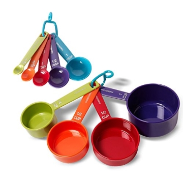 Farberware Colorful 9-Piece Measuring Cups and Spoons Set