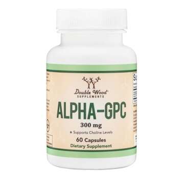 Alpha GPC Choline Capsules for Cognitive Support | 60 Count