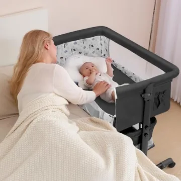 YADAQE Baby Bassinet Bedside Sleeper Portable Crib 2024
