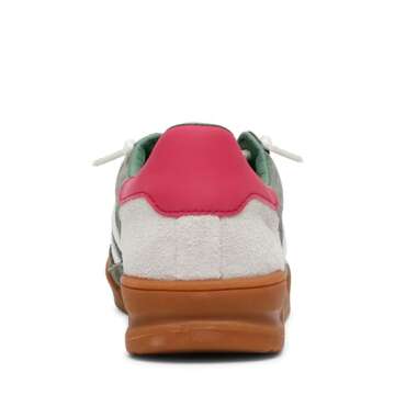 Steve Madden Women's Verdict Sneaker, Green Multi, 6