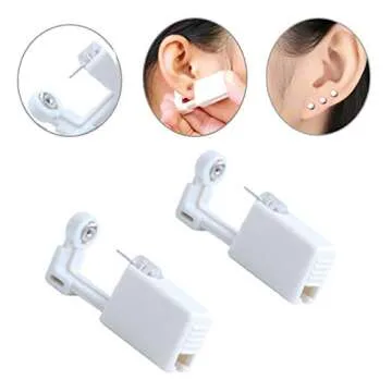 2 Pack No Pain Ear Piercing Gun with Ear Studs