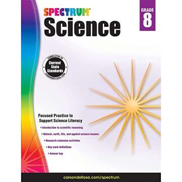 Spectrum 8th Grade Science Workbooks, Ages 13 to 14, Grade 8 Science, Natural, Earth, and Life Scien...
