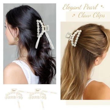 Bridesmaid Proposal Gifts - 8 Pearl Hair Clips