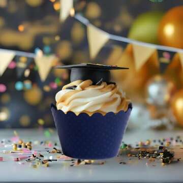 Dress My Cupcake Standard Navy Blue Cupcake Wrappers for Elegant Gatherings