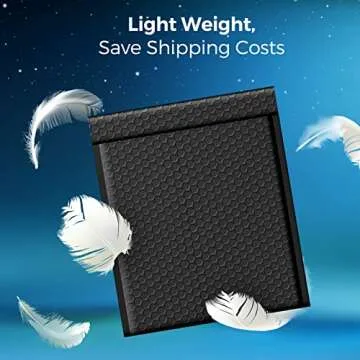 Fuxury Black Bubble Mailers 8.5x12" 40 Pack Medium Bubble Envelopes Opaque #2 Bubble Mailer Usable Size 8x11" Thick Padded Mailers for Small Business Mailing Books Clothes Makeup Supplies