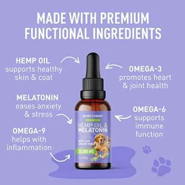 Nature's Synergy Melatonin & Hemp Oil for Pets