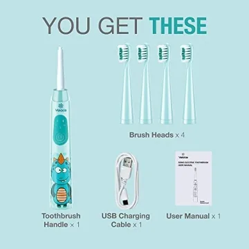 Vekkia Kids Electric Toothbrush - 3 Modes, Fun & Effective