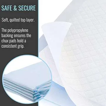 DMI Extra Large 36x36 Incontinence Bed Pads, FSA/HSA, 50 Pack Absorbent Chucks Pads Disposable Adult, Bed Pads Disposable Adult Chux Pads, Bed Liner & Pee Pad, Underpads, Pee Pads for Adults