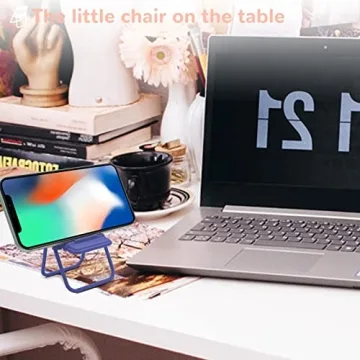 Naiadiy Cute Chair Phone Stand for Landscape Use