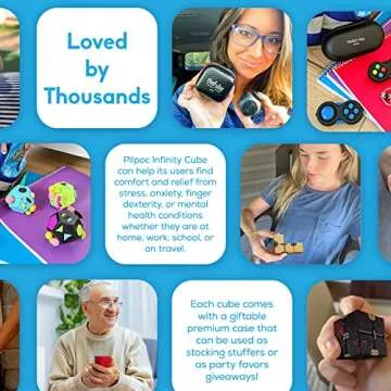 PILPOC theFube Infinity Cube - Durable Fidget Toy for Stress Relief