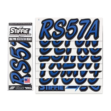 STIFFIE 3" Boat & PWC Registration Decals - Durable & Compliant