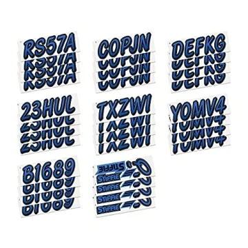 STIFFIE 3" Boat & PWC Registration Decals - Durable & Compliant