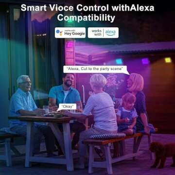 Dynamic APPECK RGB Flood Lights for Outdoor Use 4 Pack