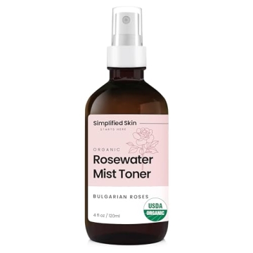 Luxury Organic Rose Water Spray for Face and Hair