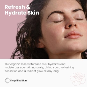 Luxury Organic Rose Water Spray for Face and Hair