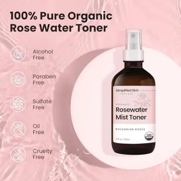 Luxury Organic Rose Water Spray for Face and Hair
